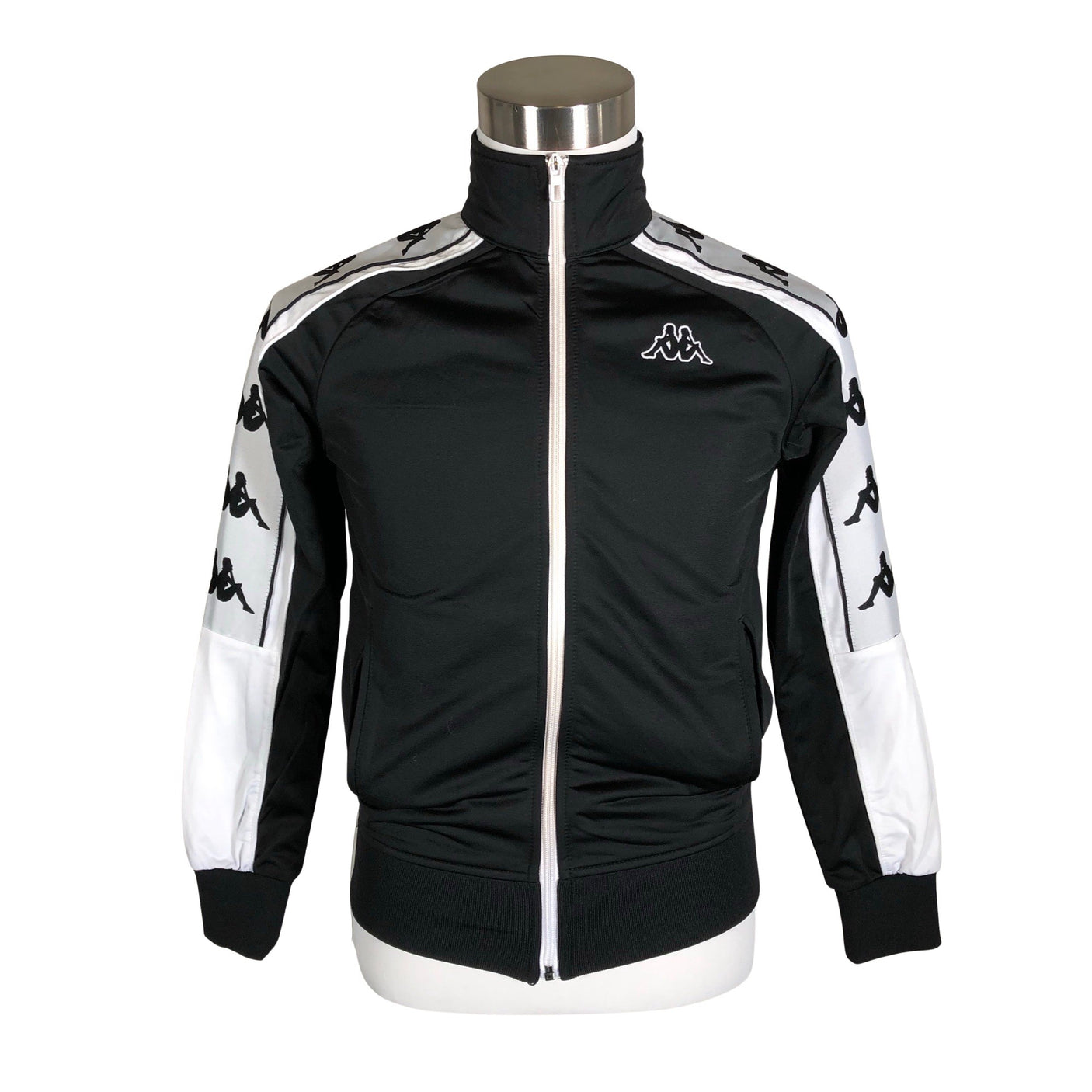 Unisex Kappa - Track jacket, size XS - Black (1)