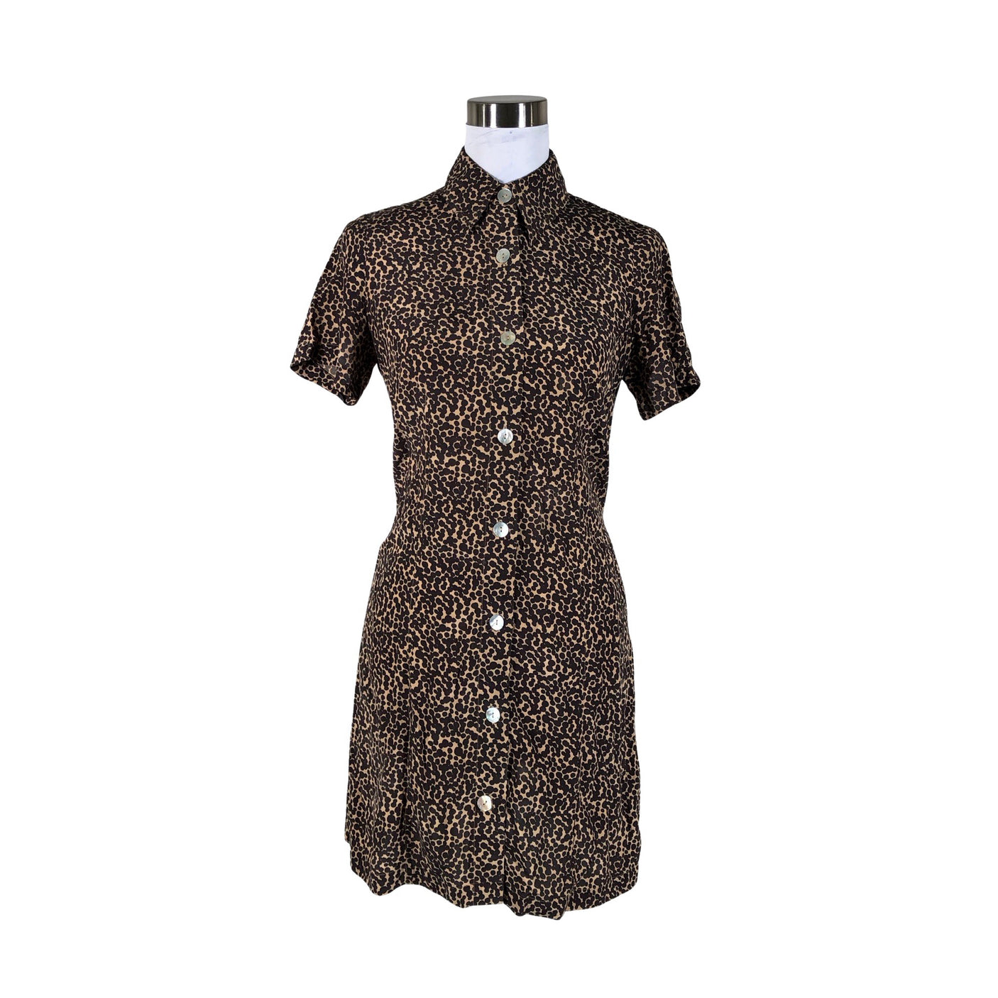 Unisex &Other Stories - Schiffon dress, size 36 - Brown (1)