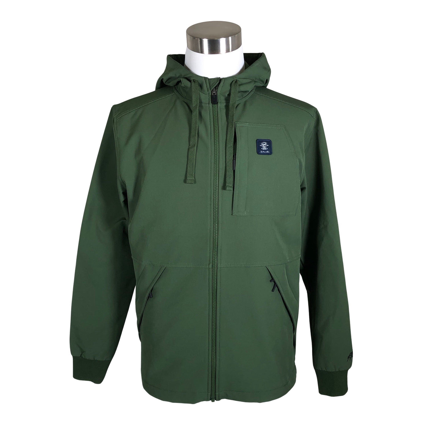Unisex Rip Curl - Soft shell jacket, size M - Green (1)