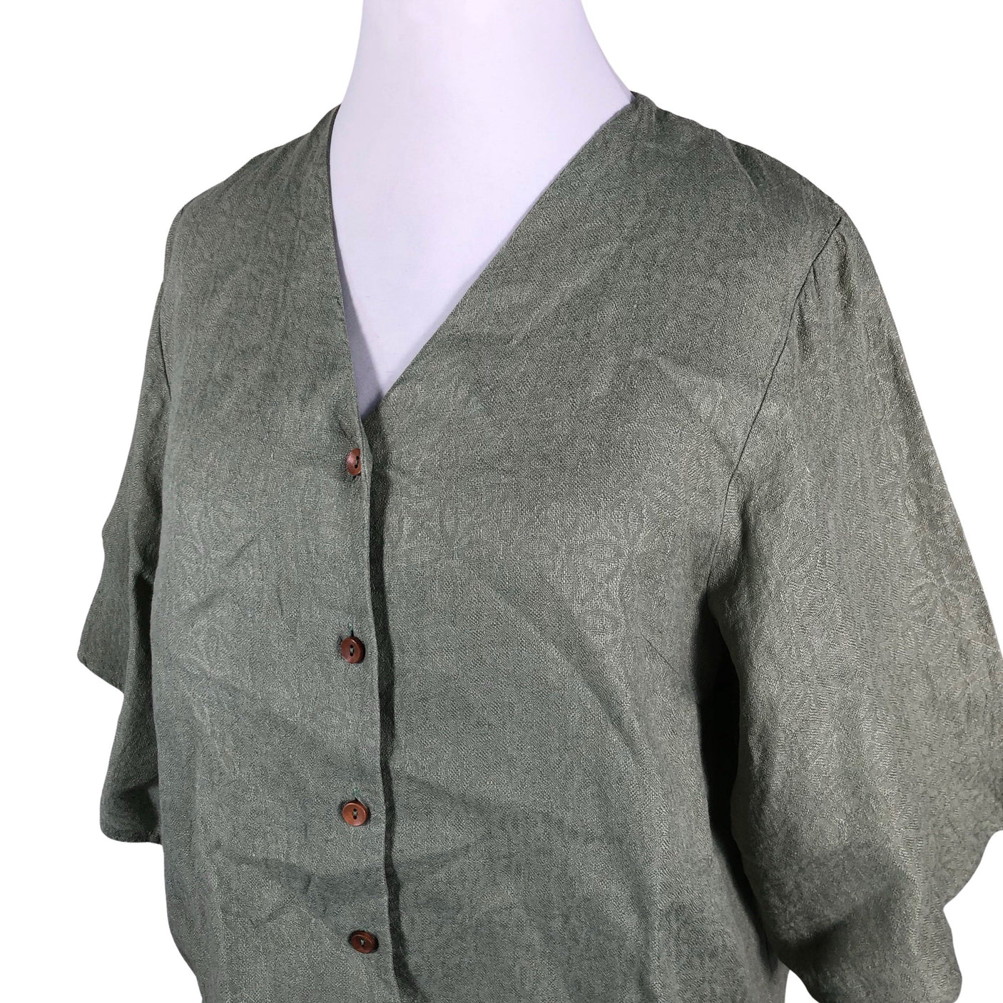 Unisex Nouki - Blouse, size 44 - Green (3)