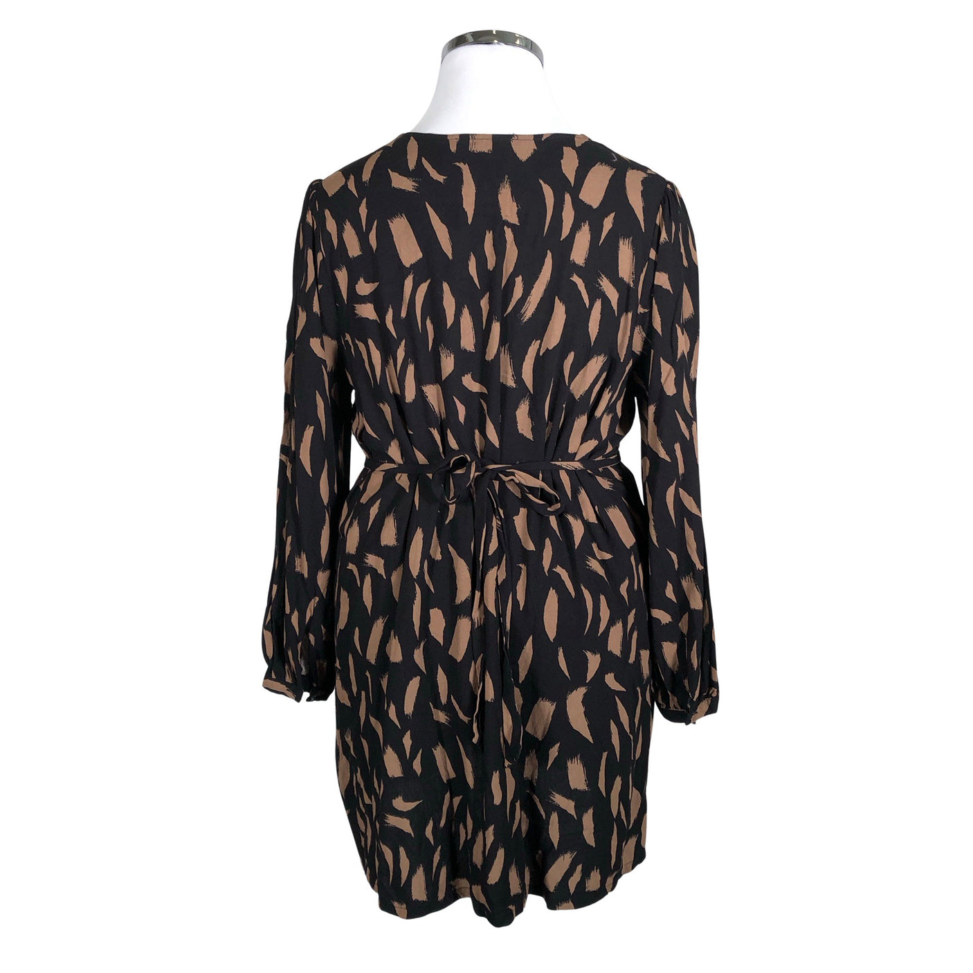 Unisex Cut & Pret - Schiffon dress, size 46 - Black (2)