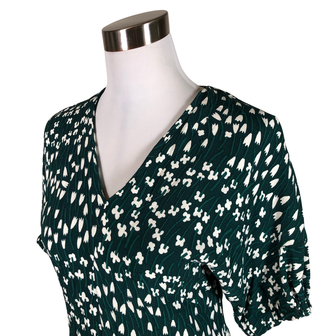 Unisex Marimekko - Schiffon dress, size 34 - Green (3)