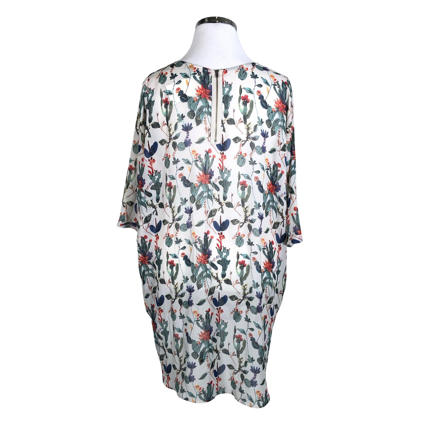 Unisex Junarose - Schiffon tunic, size 46 - White (2)