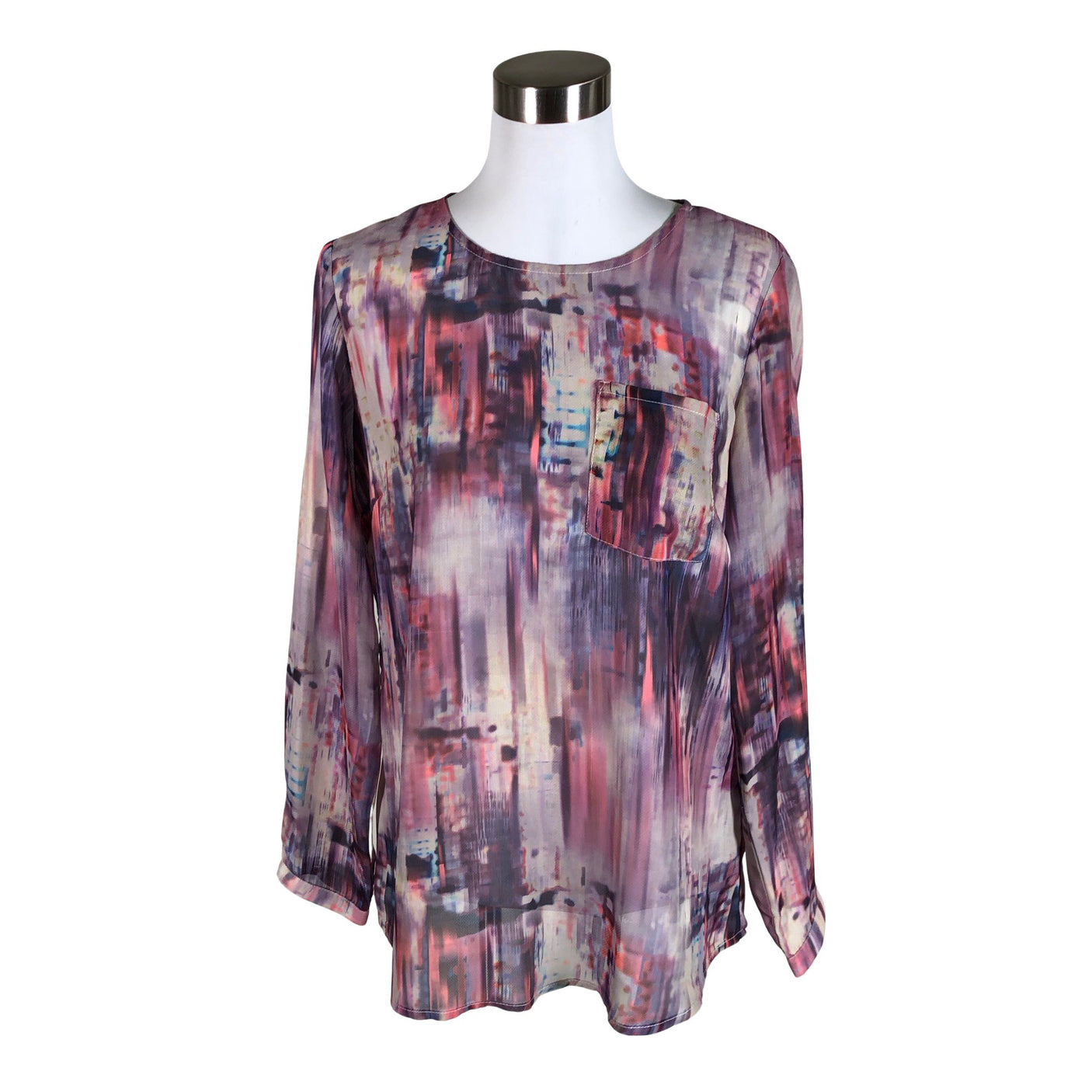 Unisex Tom Tailor - Blouse, size 40 - Violet (1)
