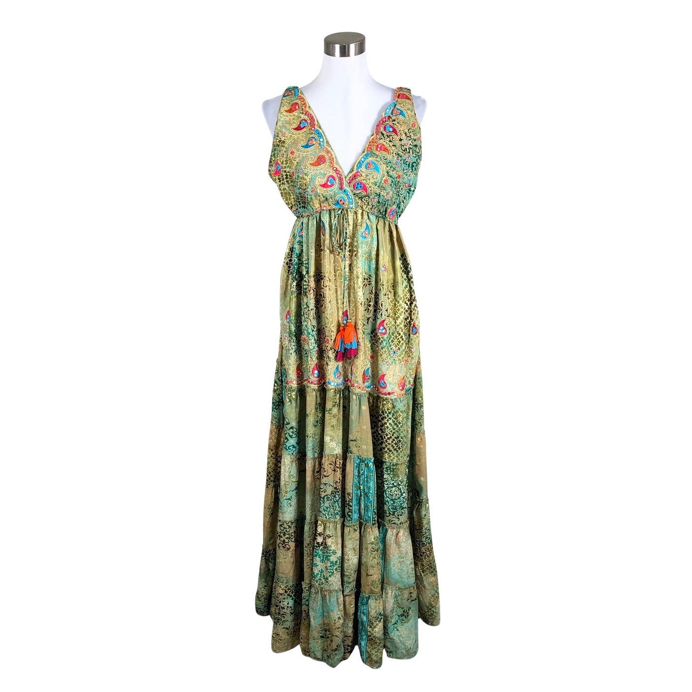 Unisex Lula Natura - Maxi dress, size 42 - Green (1)
