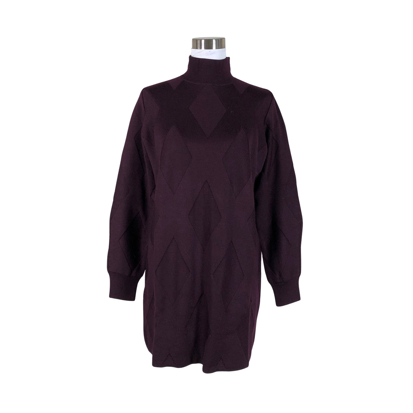 Unisex COS - Knit tunic, size 40 - Wine red (1)