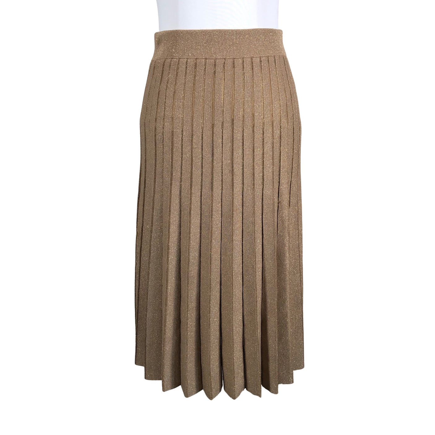 Unisex Twinset - Pleated skirt, size 36 - Beige (1)