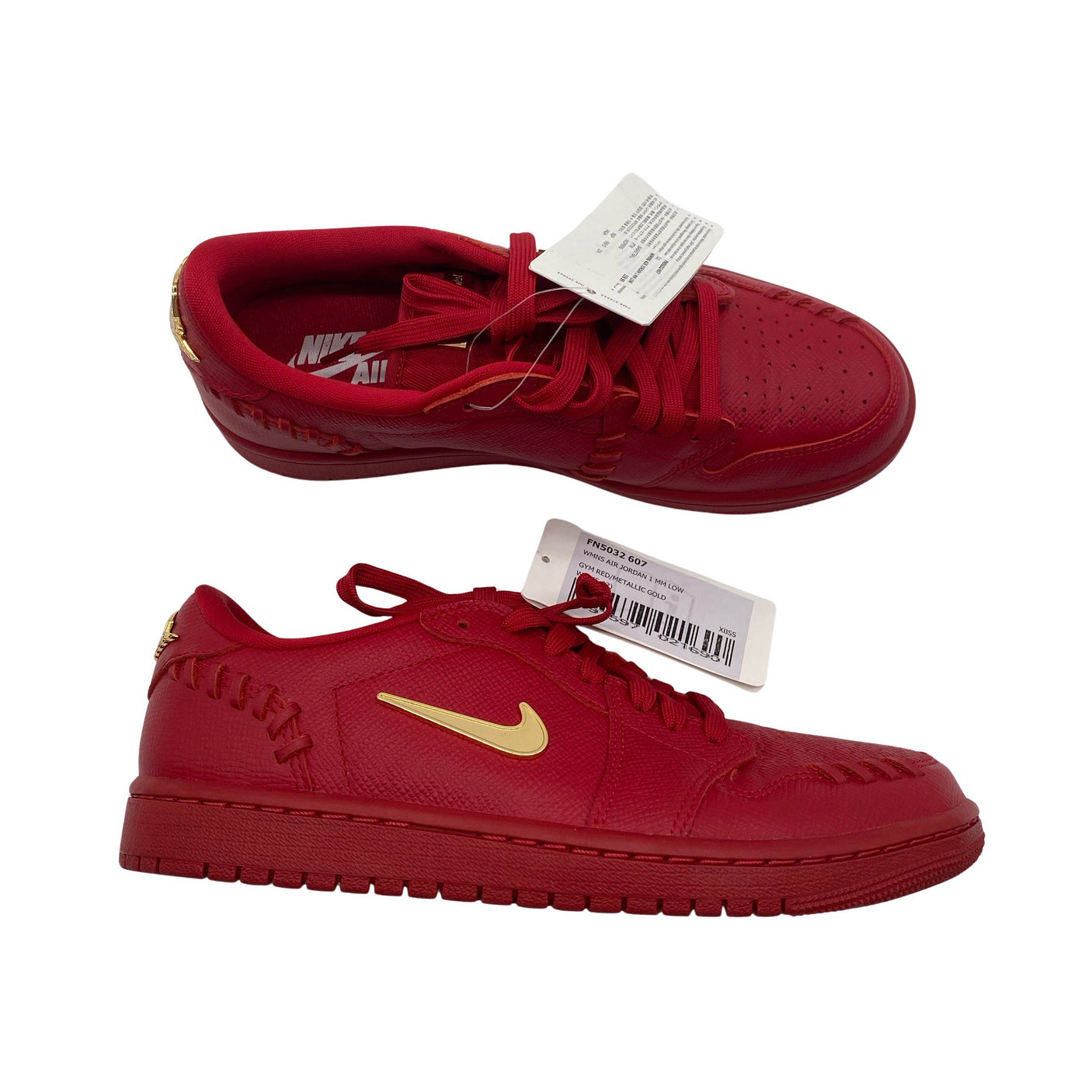 Unisex Jordan (Nike) - Casual sneakers, size 38 - Red (1)