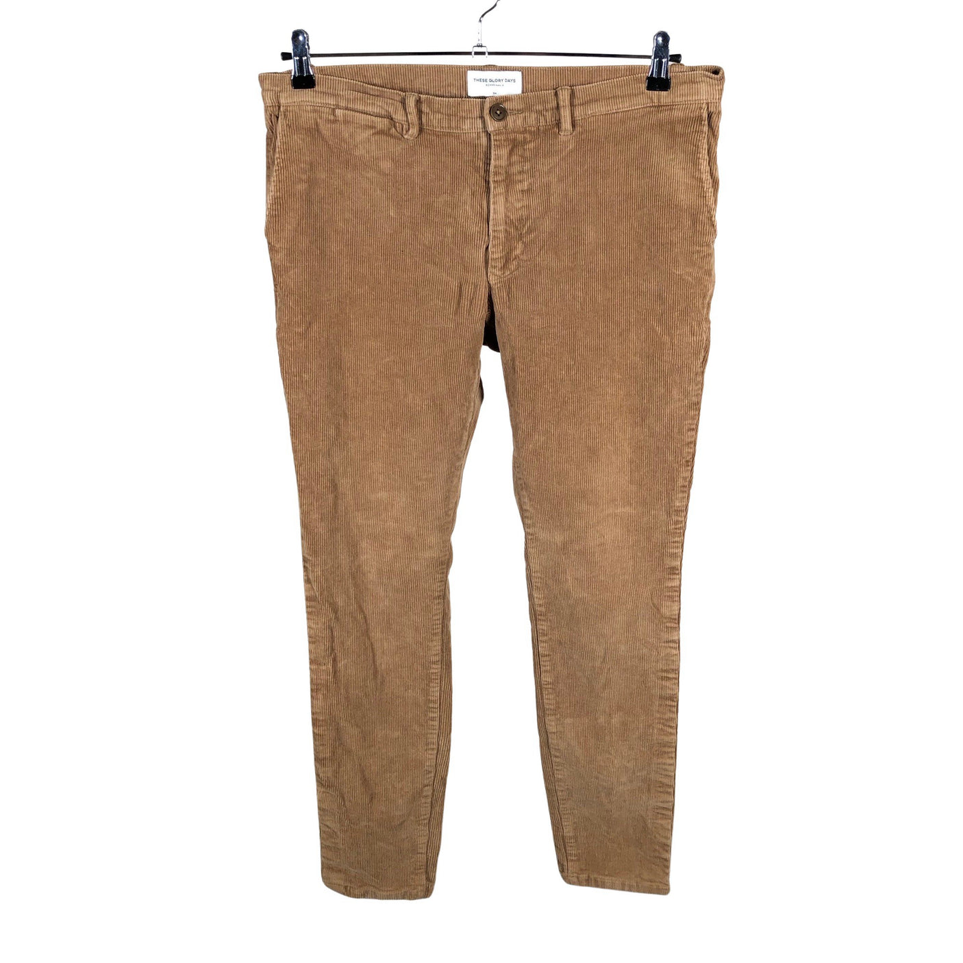 Unisex These Glory Days - Velvet pants, size XXL - Brown (1)
