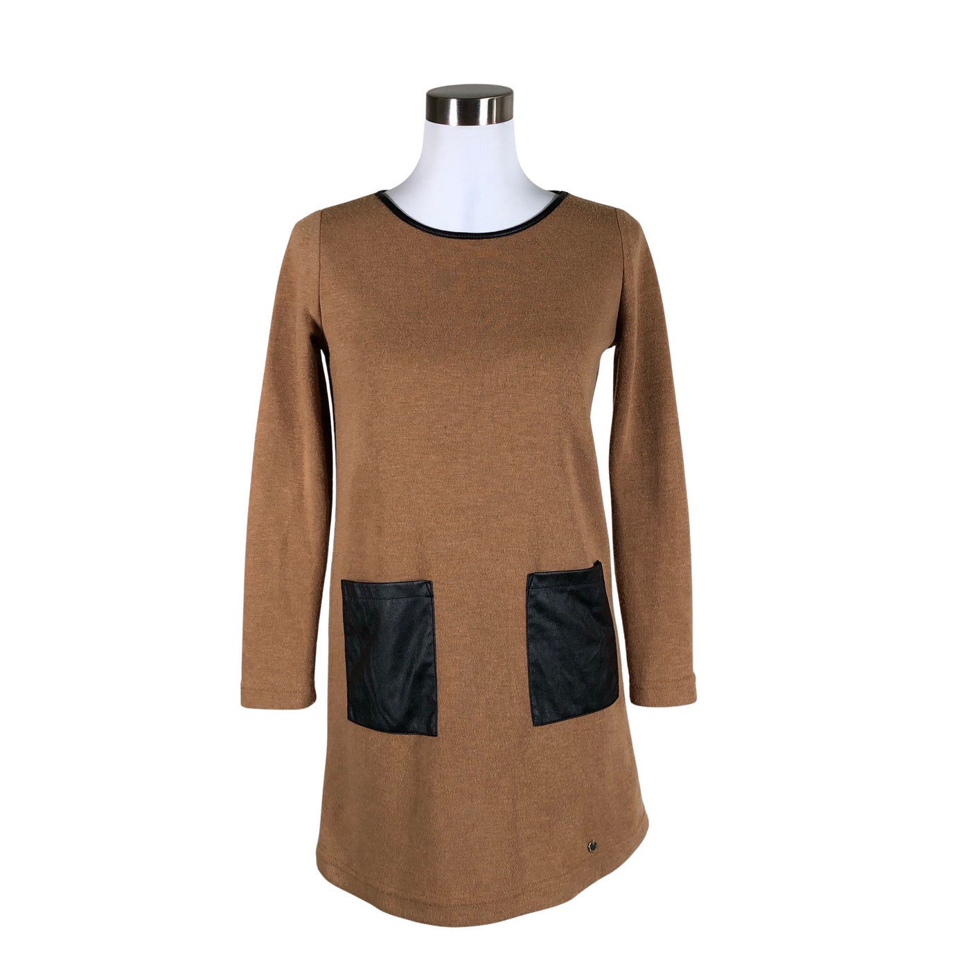 Unisex Rinascimento - Knit tunic, size 34 - Brown (1)