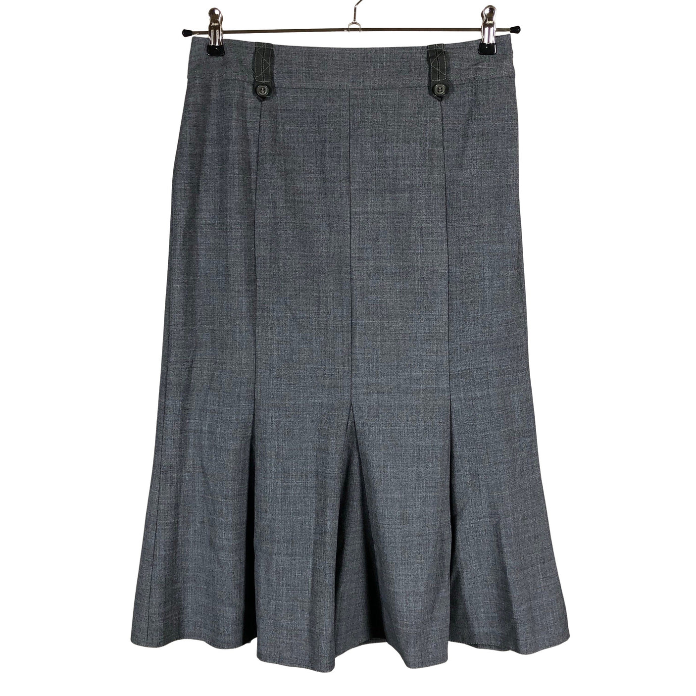 Unisex Gerry Weber - Fabric skirt, size 38 - Gray (1)