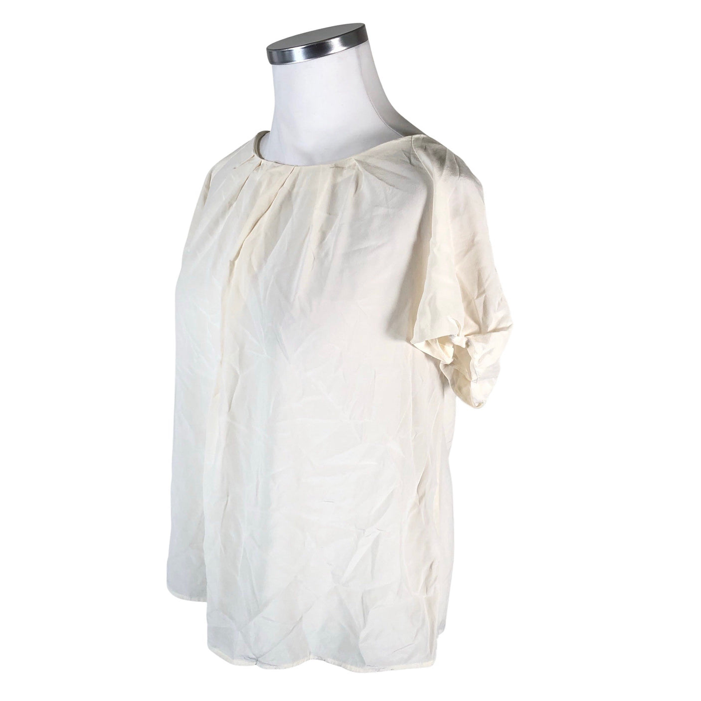 Unisex Van Laack - Short-sleeved blouse, size 46 - Natural white (3)