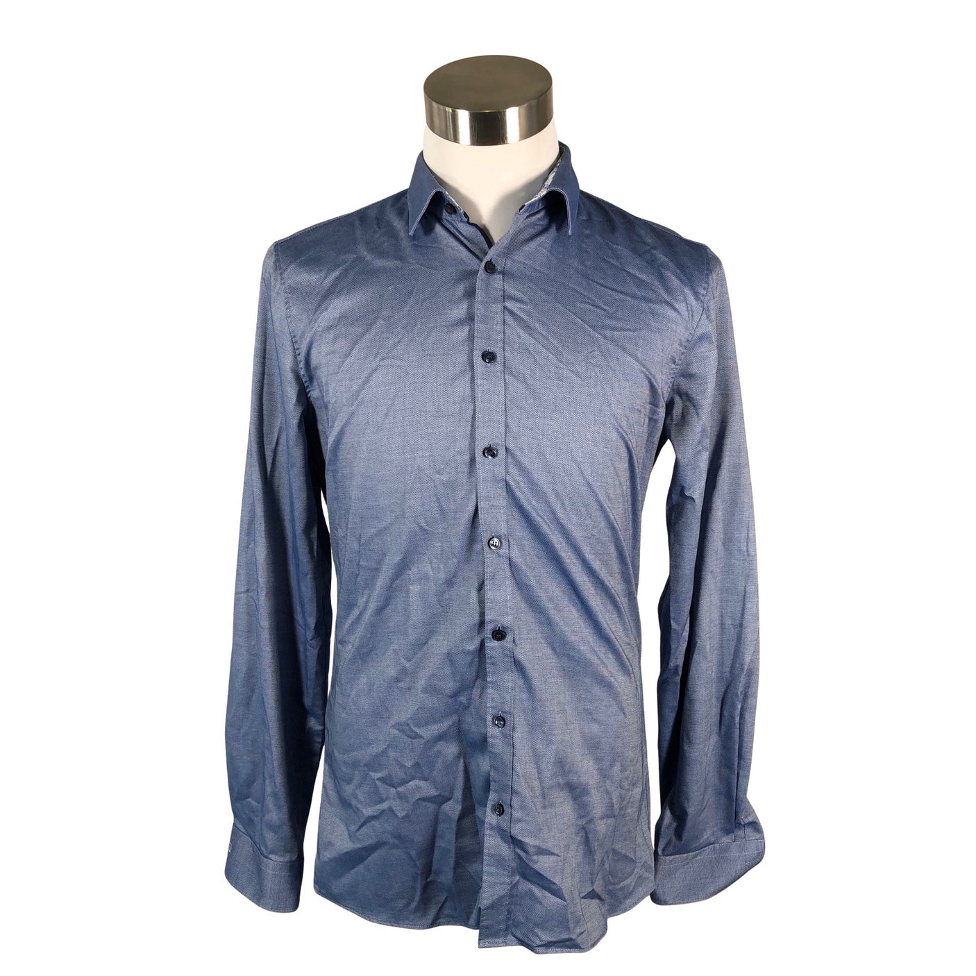 Unisex Olymp - Collared shirt, size L - Blue (1)