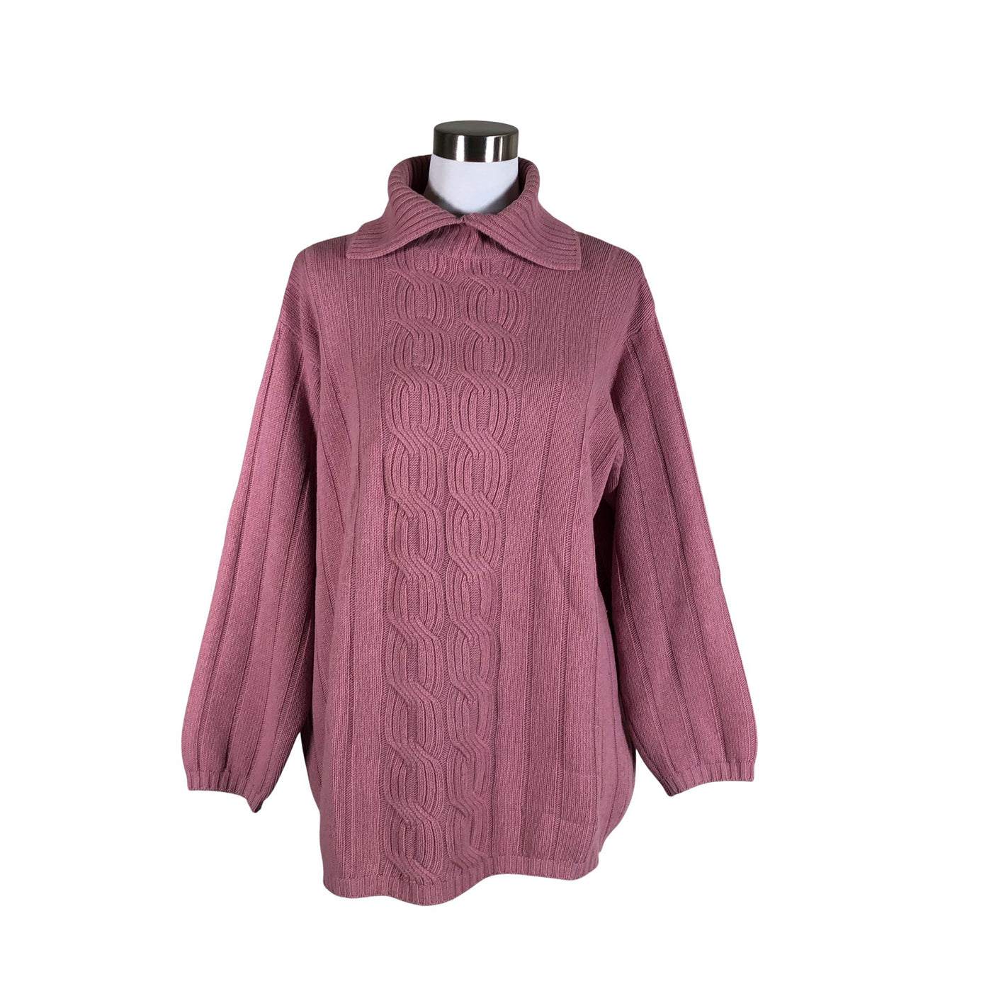 Unisex Sisley - Knit tunic, size 38 - Light pink (1)