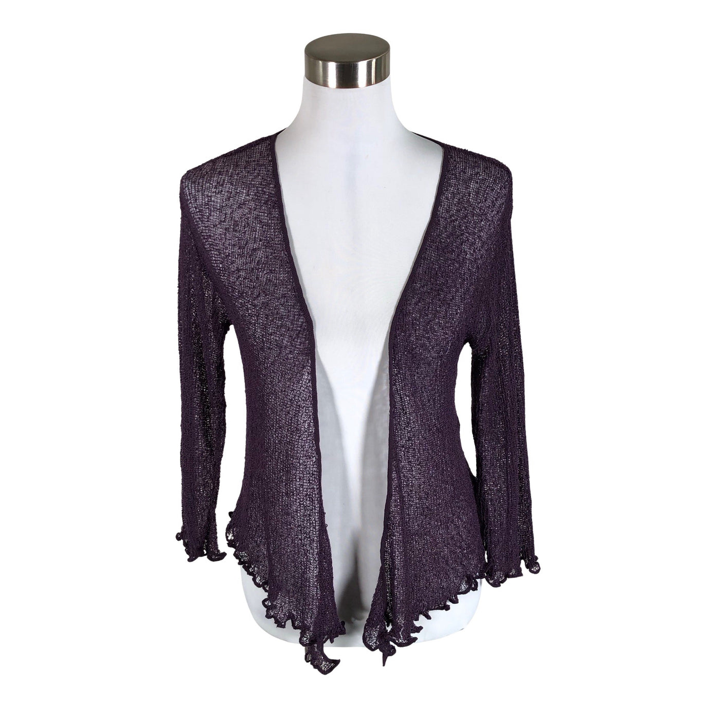 Unisex Ikat - Cardigan, size 40 - Violet (1)