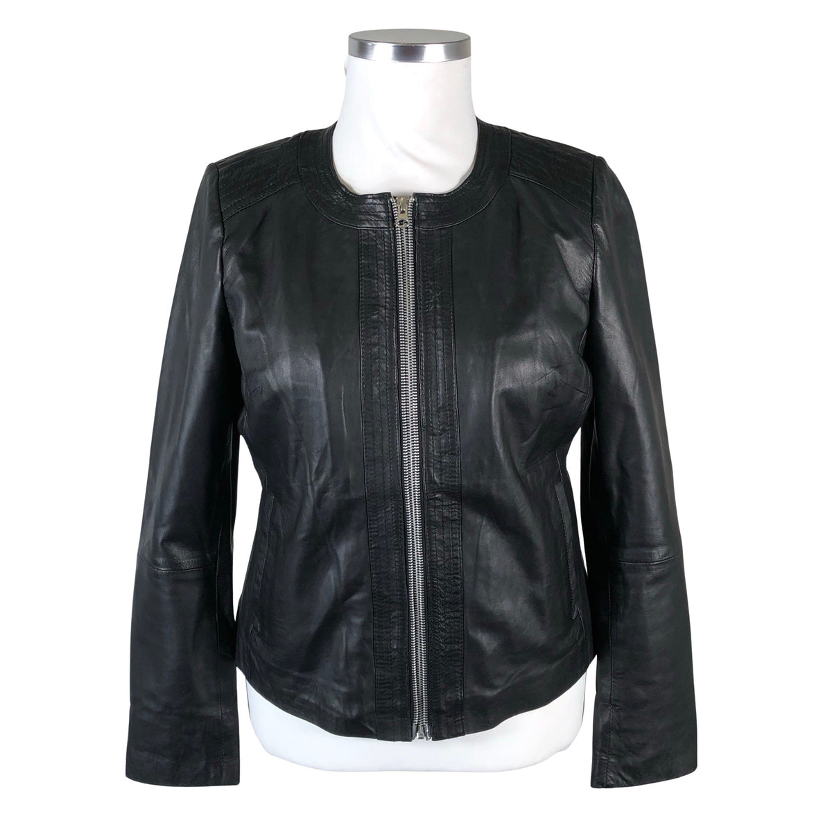 Unisex Etcetera - Leather jacket, size 42 - Black (1)