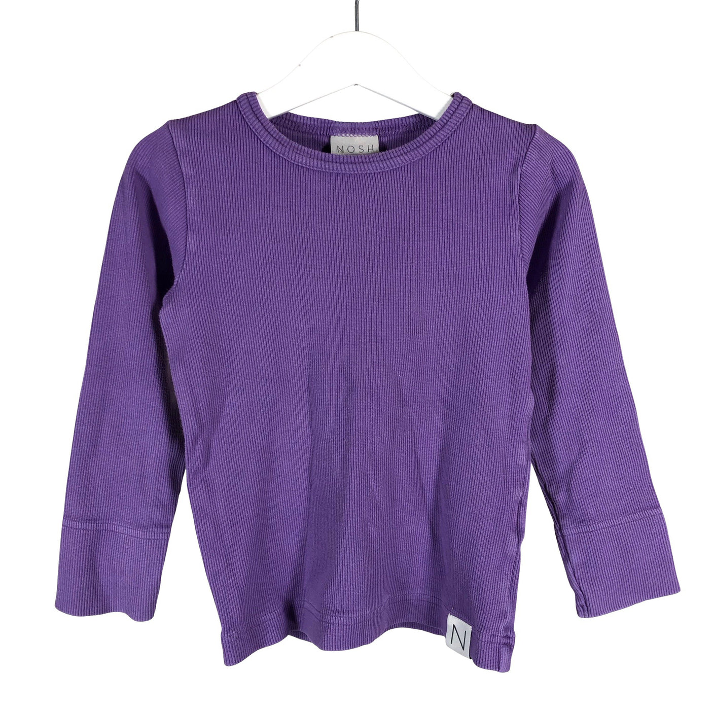 Unisex NOSH - Tricot shirt, size 110 - 116 - Violet (1)