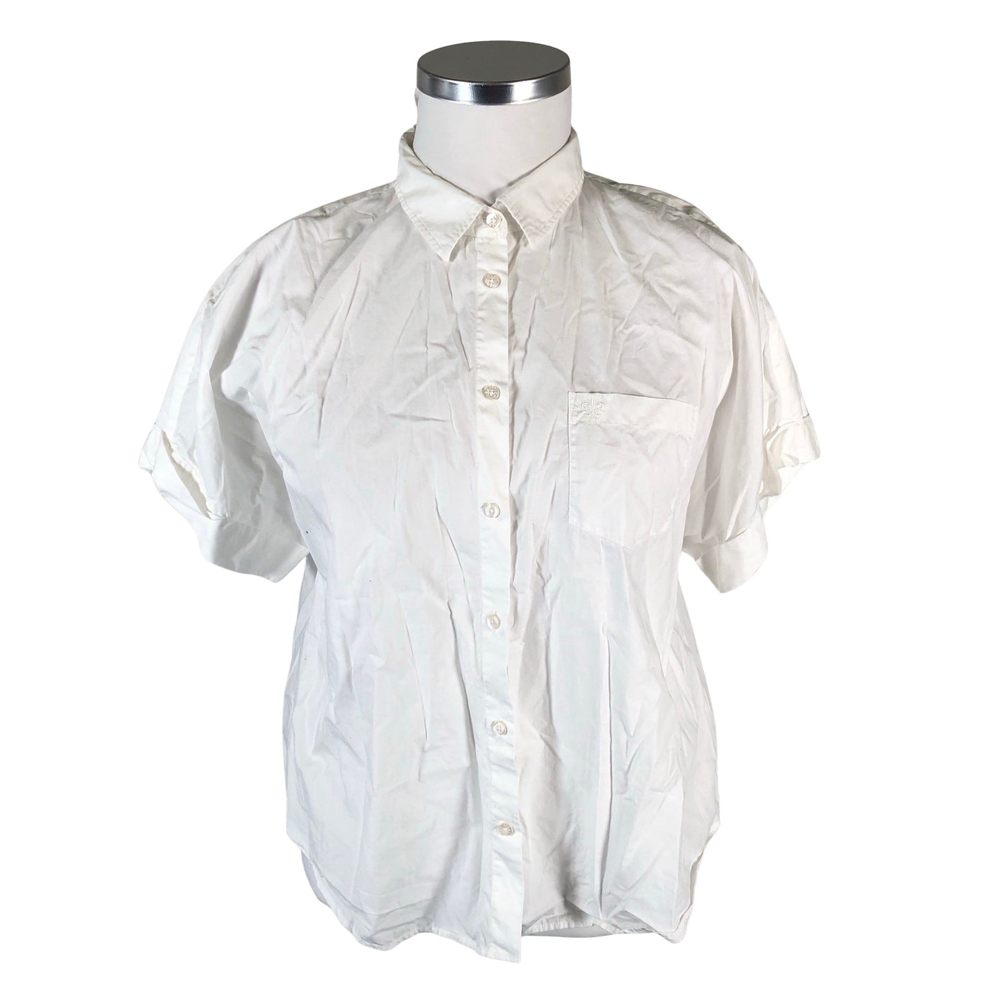 Unisex Morris - Short-sleeved blouse, size 42 - White (1)