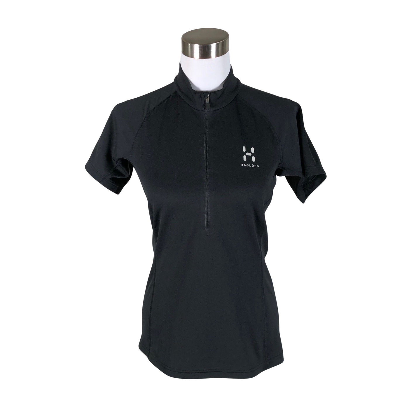 Unisex Haglöfs - Sports shirt, short sleeve, size 38 - Black (1)