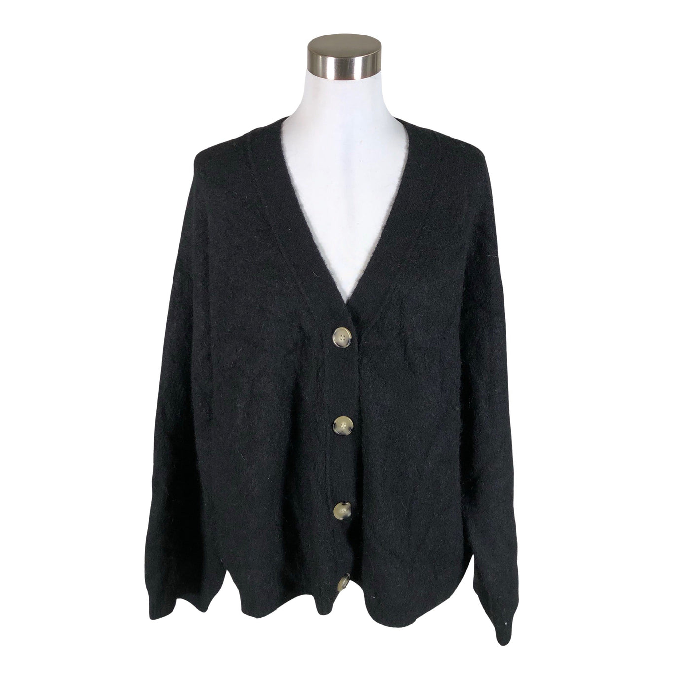 Unisex Arket - Cardigan, size 38 - Black (1)