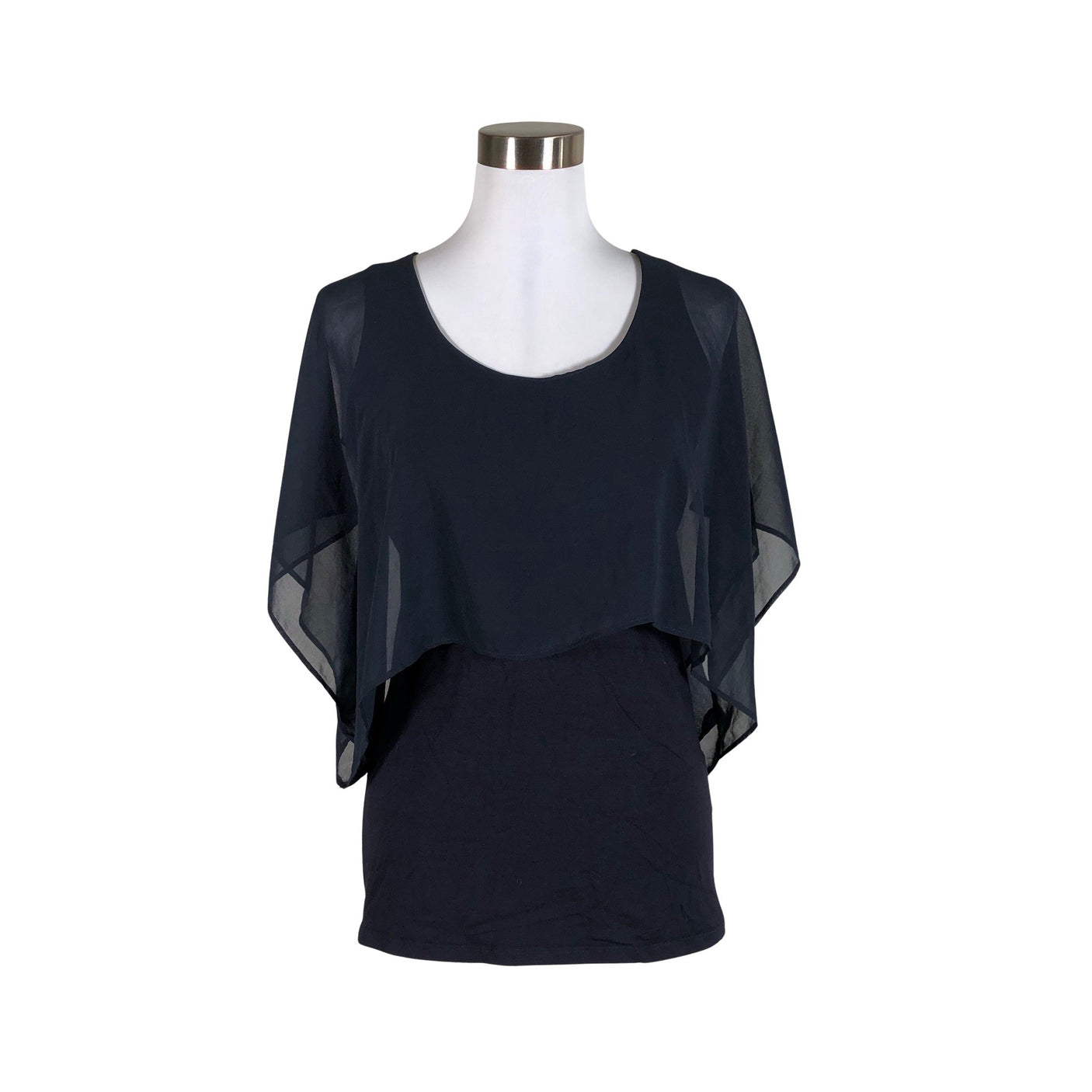 Unisex Esprit - Short-sleeved blouse, size 38 - Blue (1)