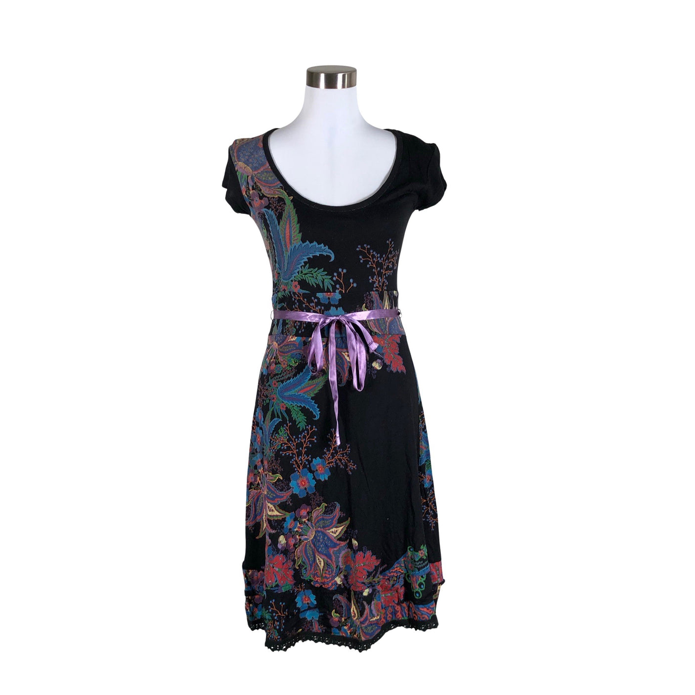 Unisex Desigual - Tricot dress, size 38 - Black (1)