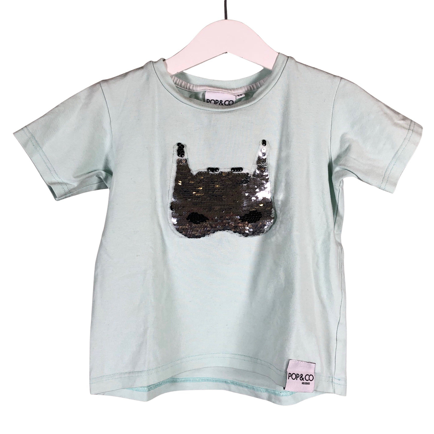 Unisex Pop & Co Helsinki - T-shirt, size 92 - 98 - Turquoise (1)