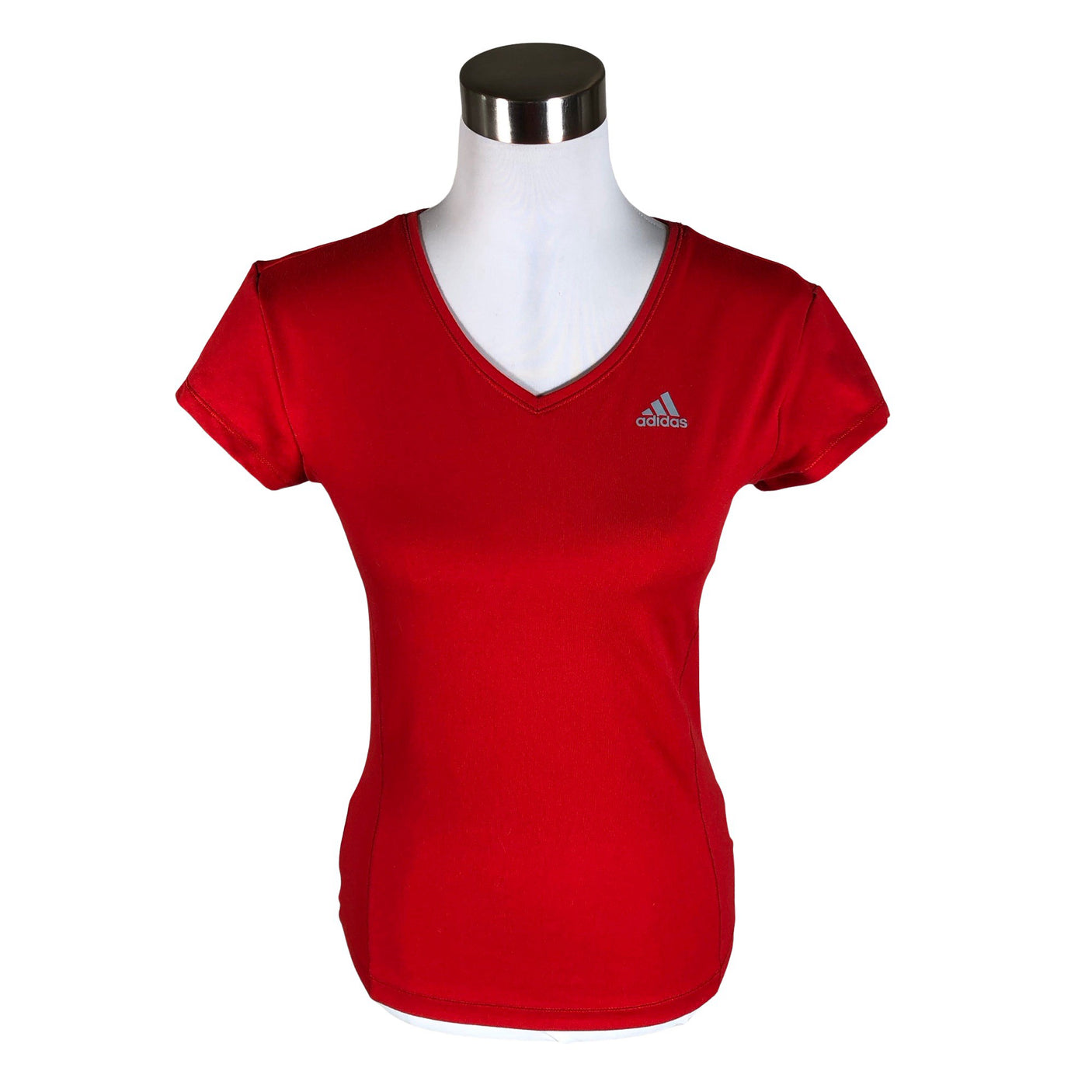 Unisex Adidas - Sports shirt, short sleeve, size 38 - Red (1)