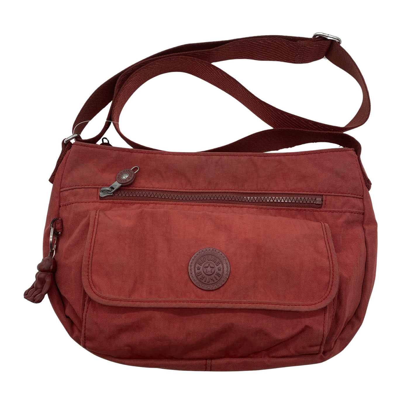 Unisex Kipling - Shoulder bag, size Midi - Wine red (1)