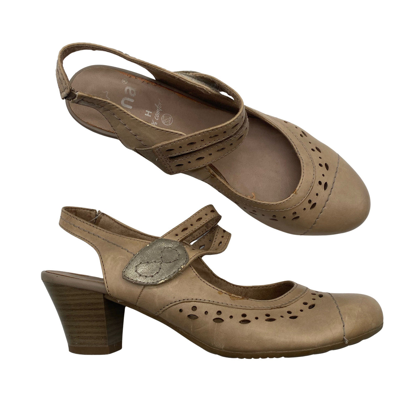 Unisex Jana - High heels, size 40 - Beige (1)