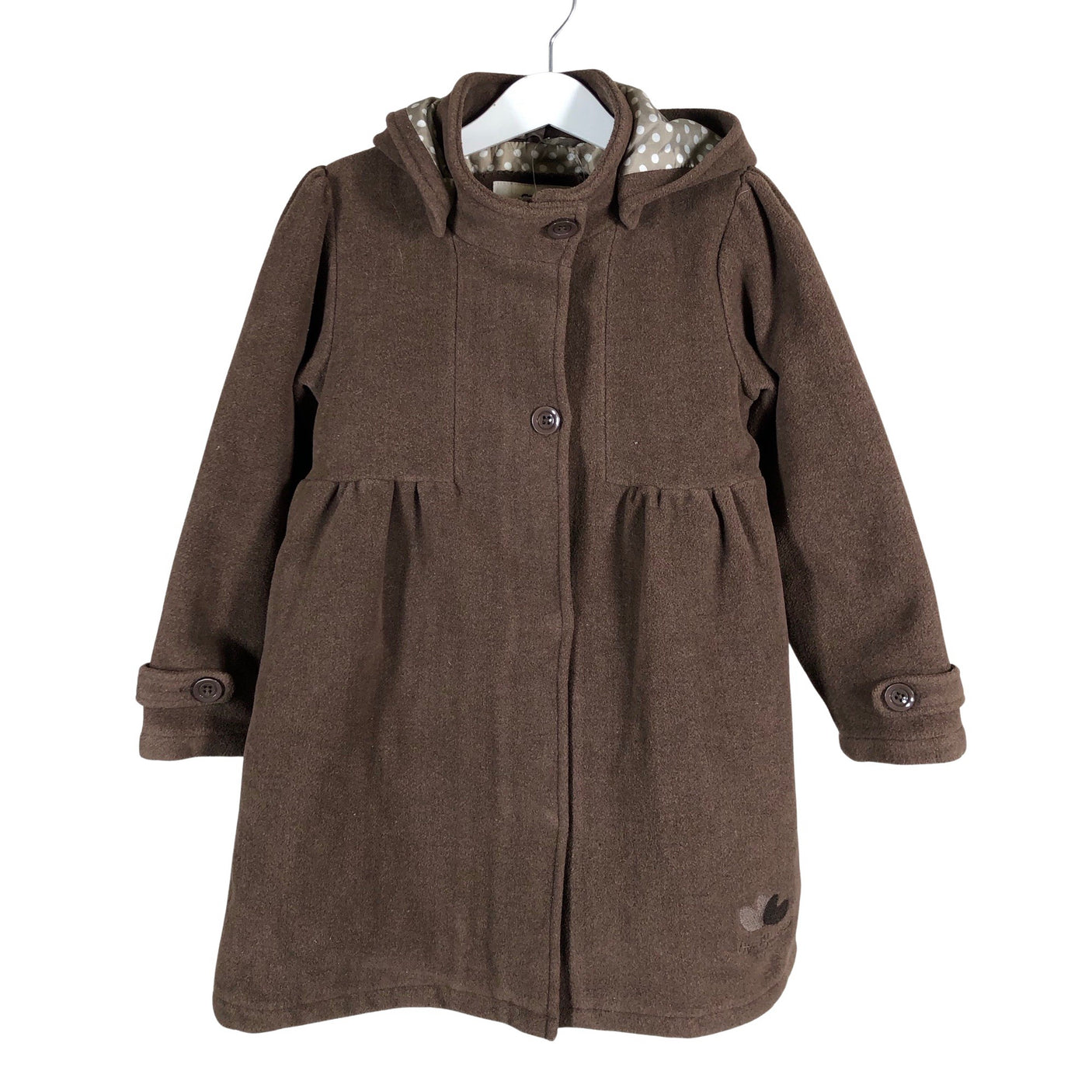 Unisex Claire.dk - Wool coat, size 110 - 116 - Brown (1)