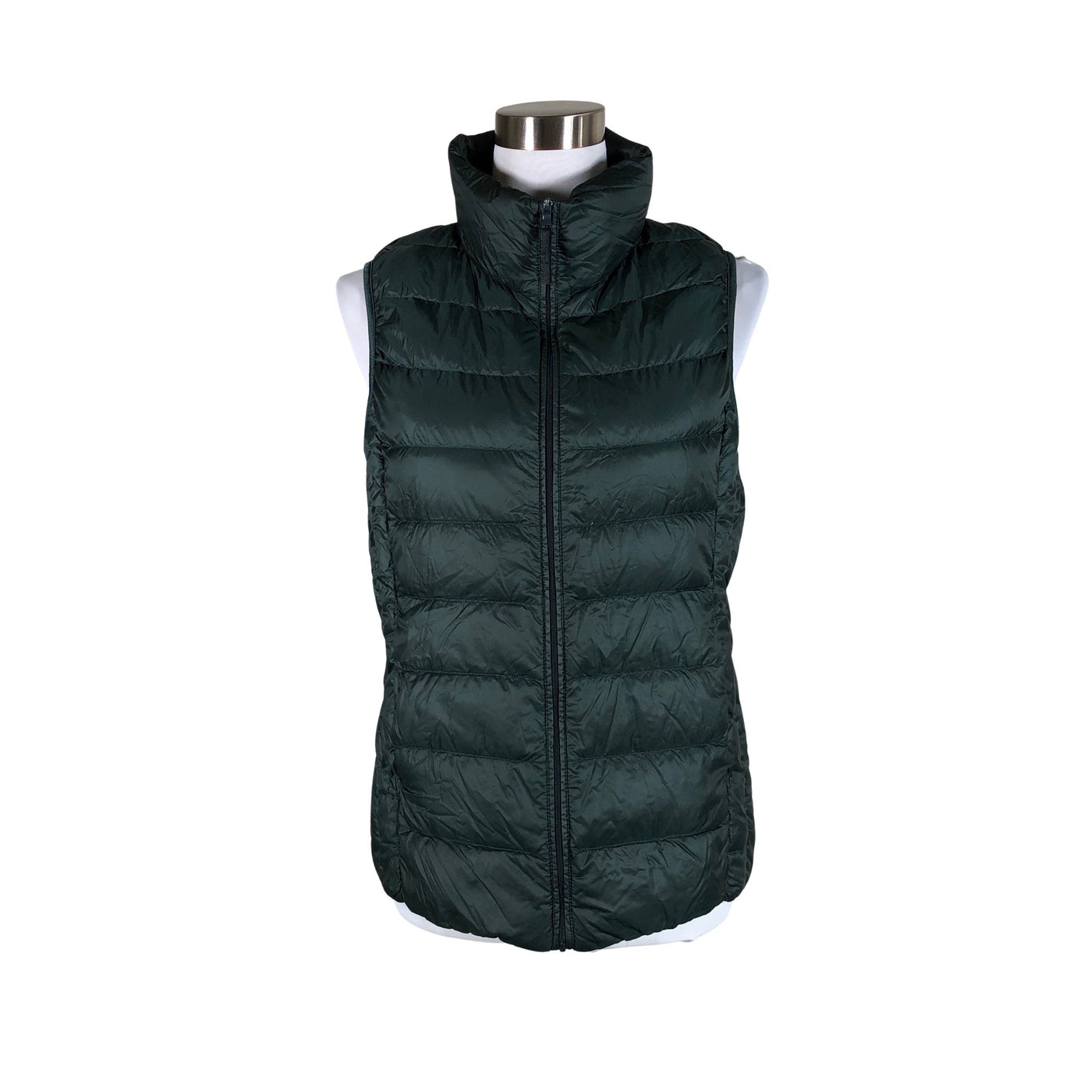 Unisex Uniqlo - Winter vest, size 38 - Green (1)