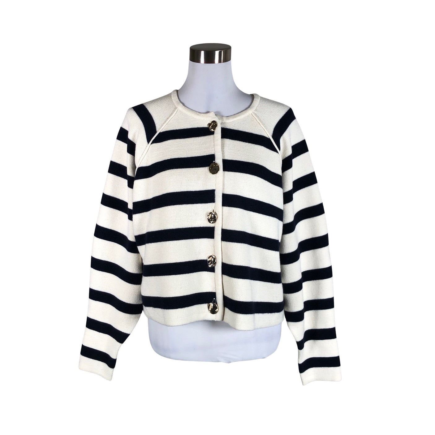 Unisex ba&sh - Cardigan, size 40 - White (1)