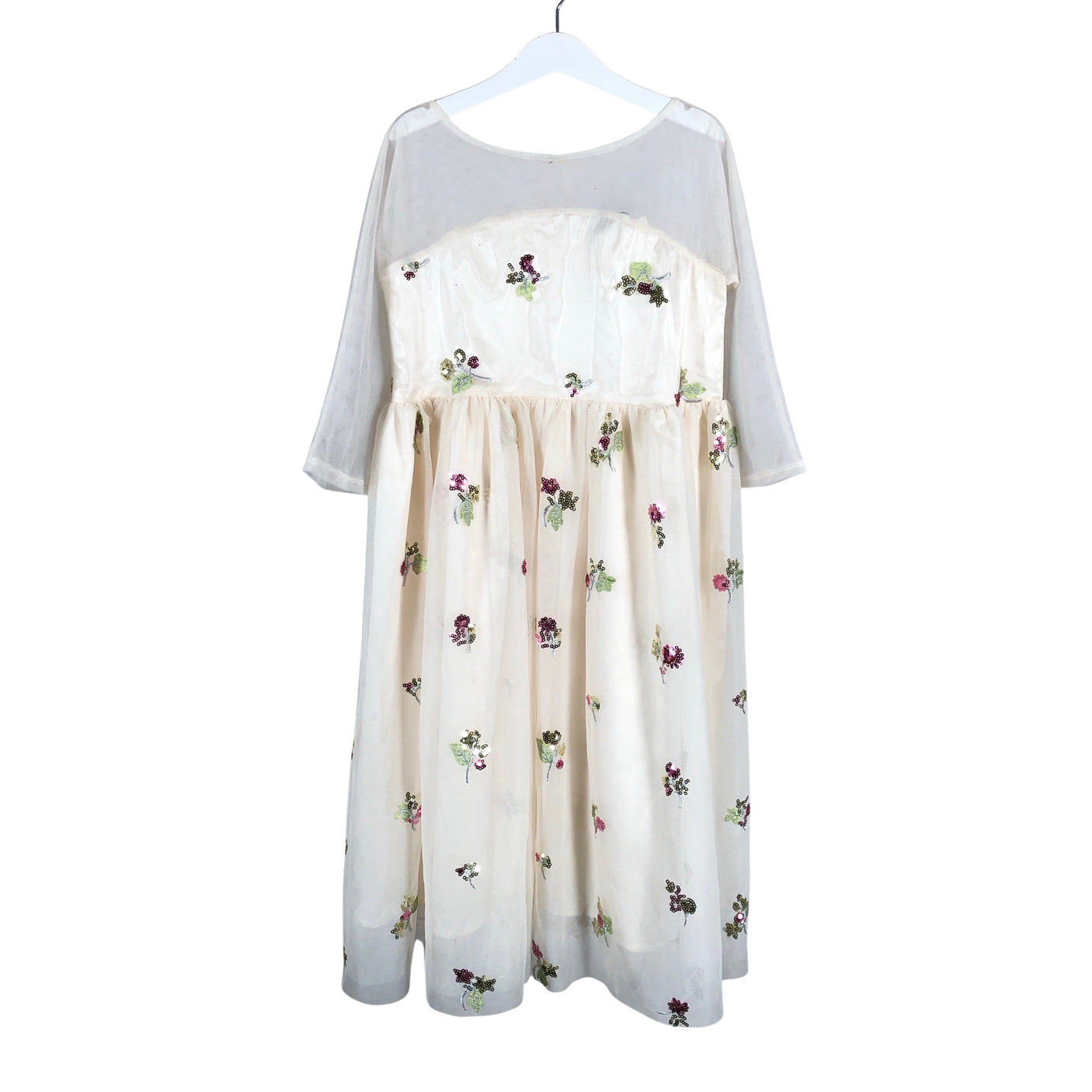 Unisex Elestory - Party dress, size 146 - 152 - Natural white (1)