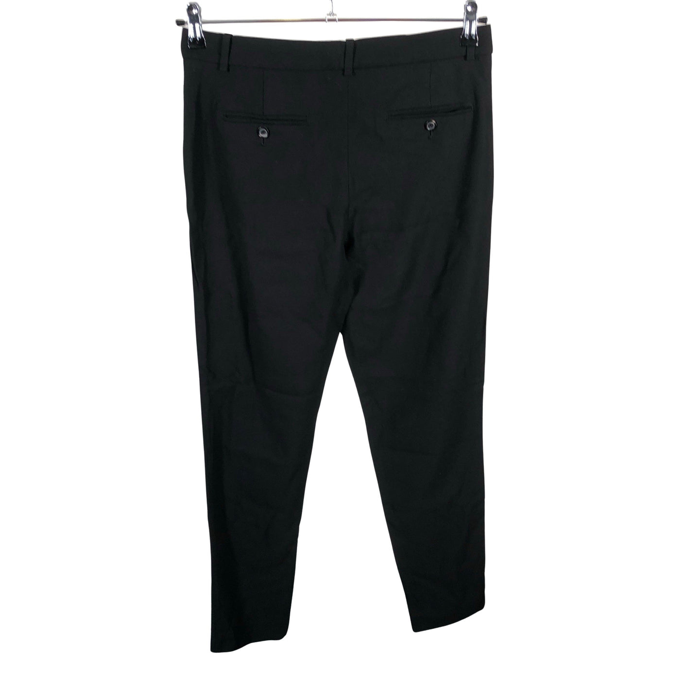 Unisex Massimo Dutti - Straight leg trousers, size 38 - Black (2)