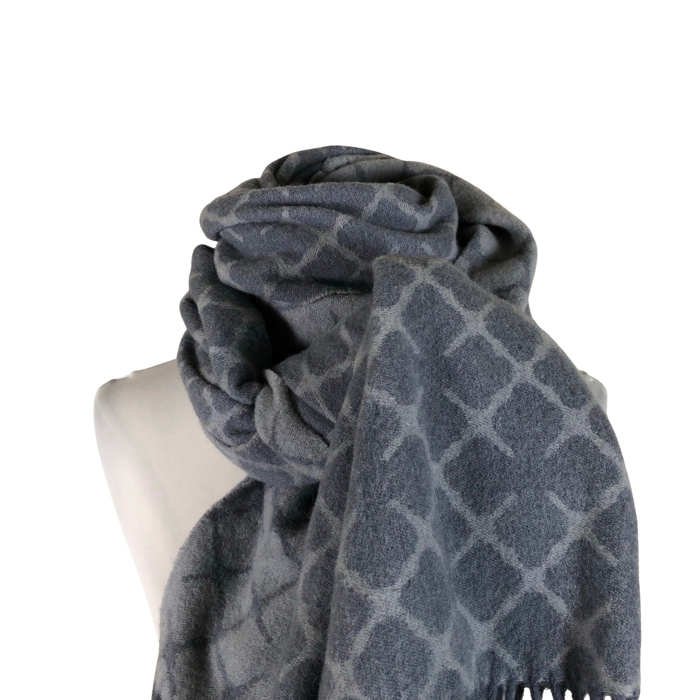 Unisex by Malene Birger - Scarf, size Maxi - Light blue (3)