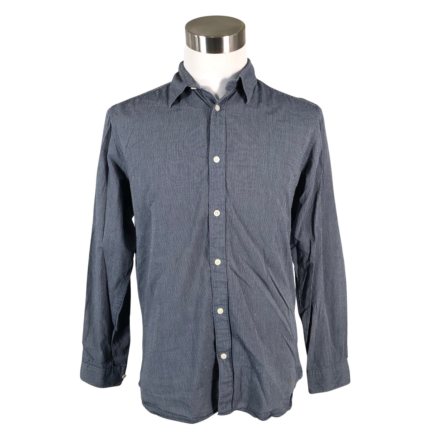 Unisex Selected - Collared shirt, size L - Blue (1)