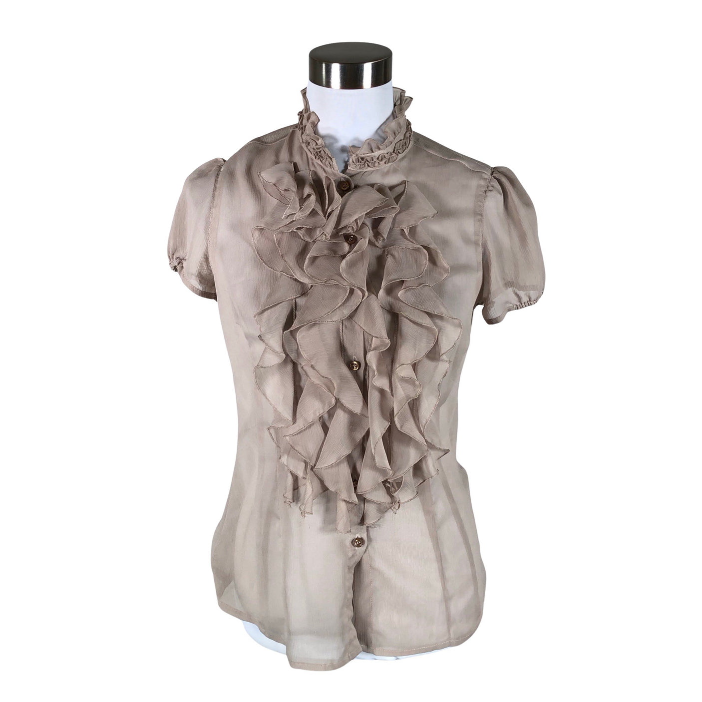 Unisex Andiata - Short-sleeved blouse, size 38 - Beige (1)
