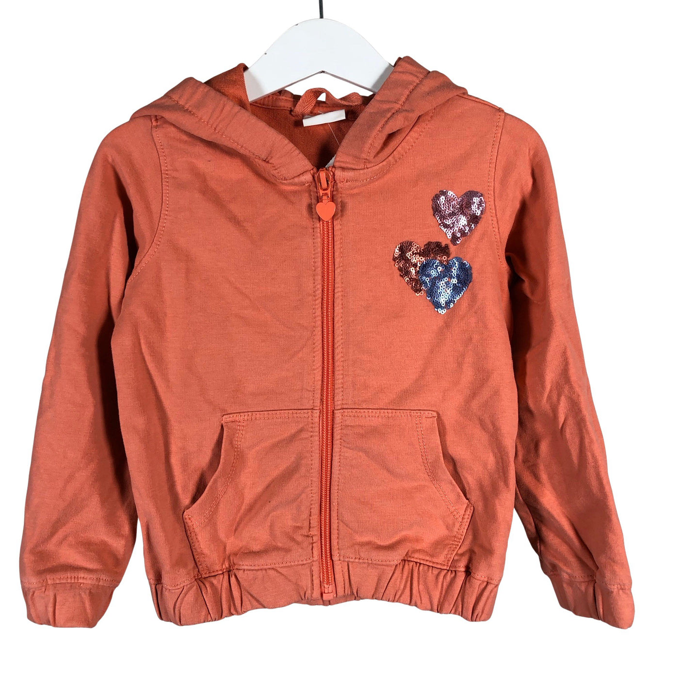 Unisex s.Oliver - Hoodie, size 92 - 98 - Orange (1)