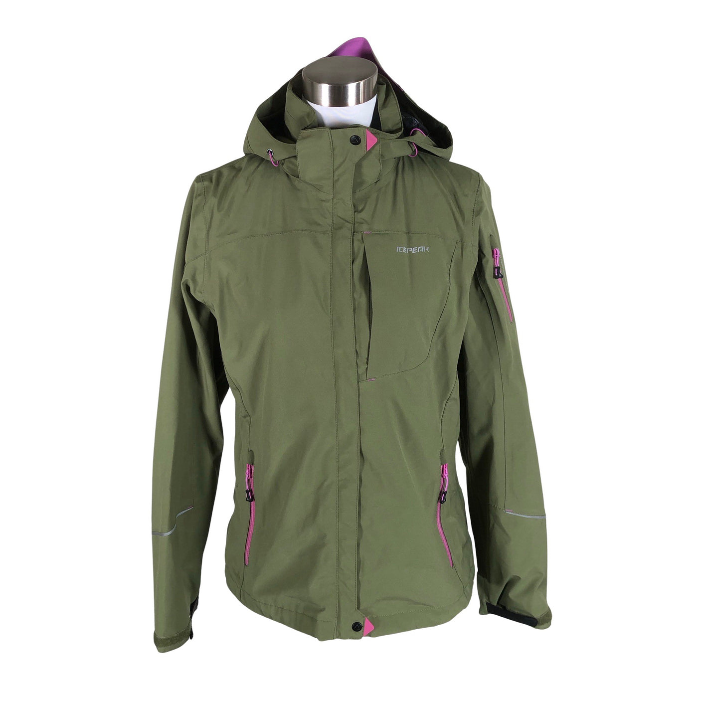 Unisex Icepeak - Outdoor jacket, size 40 - Green (1)