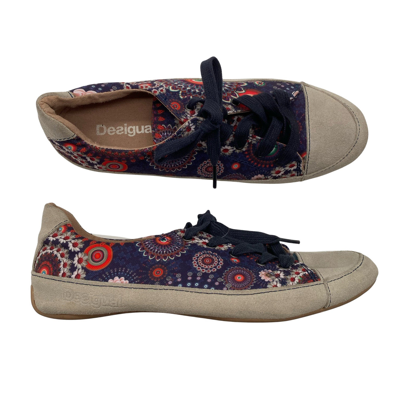 Unisex Desigual - Casual sneakers, size 40 - Gray (1)