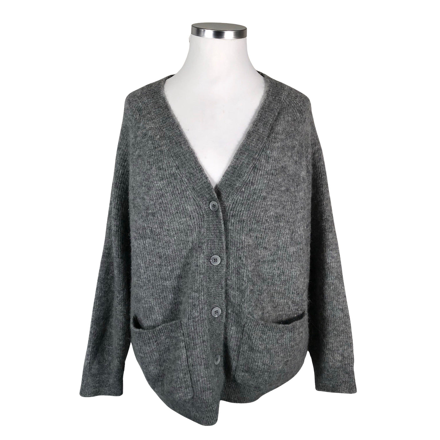 Unisex Your Face - Cardigan, size 42 - Gray (1)