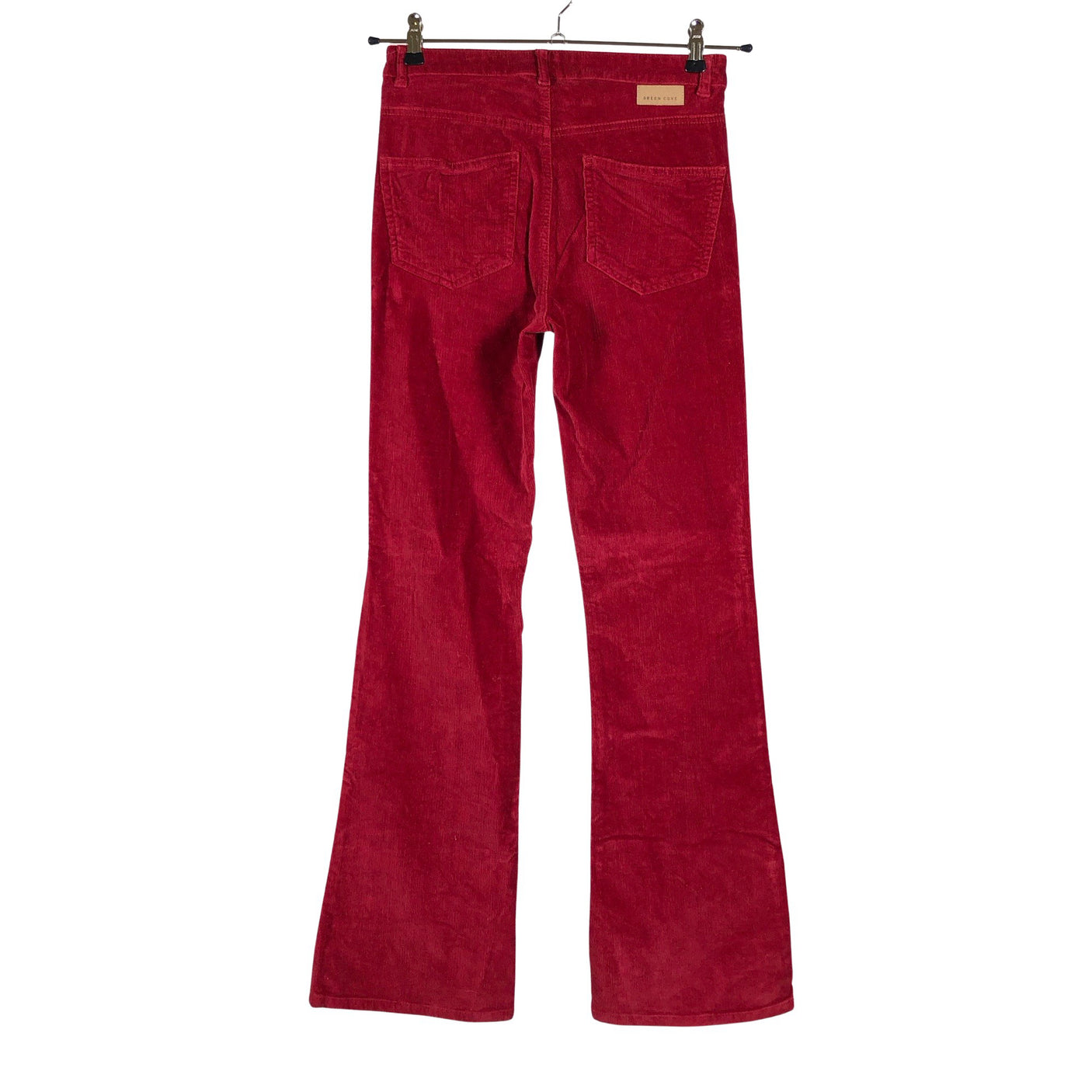 Unisex Green Cove - Velvet pants, size W27 - Red (2)