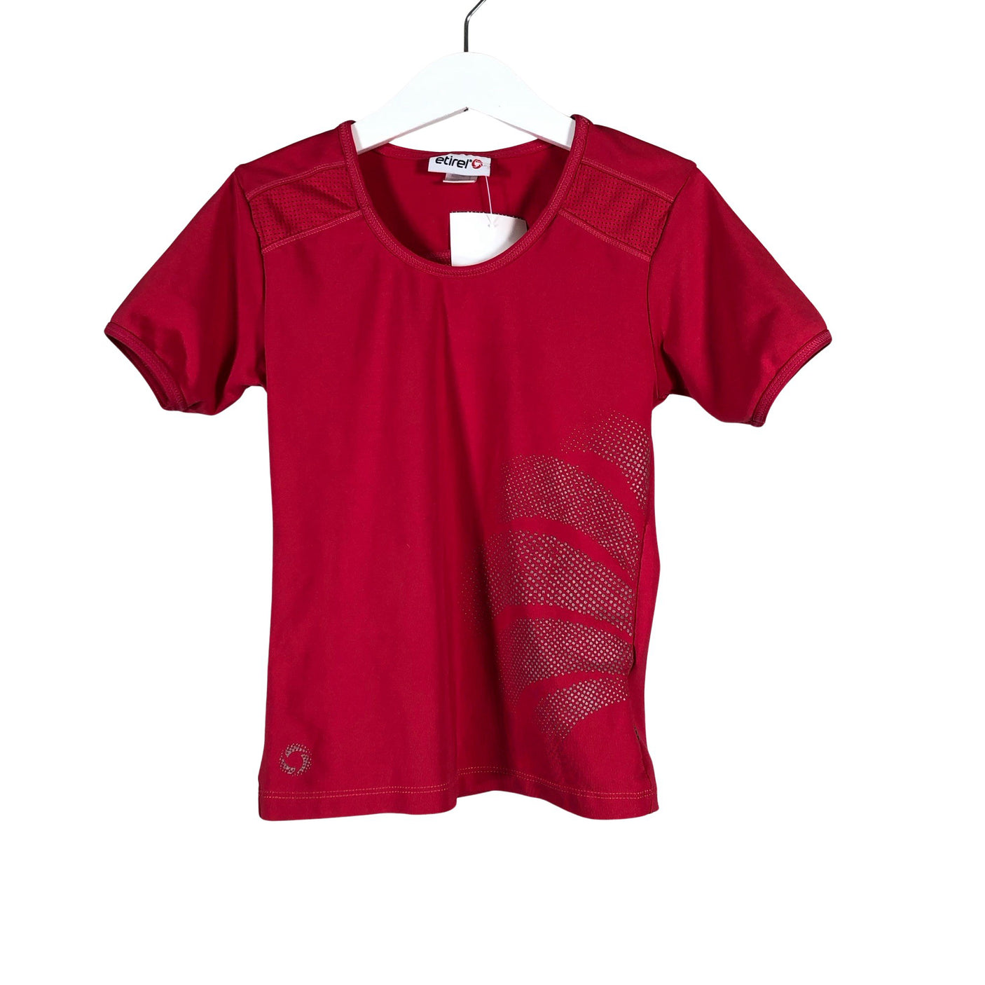Unisex Etirel - Sports shirt, short sleeve, size 122 - 128 - Pink (1)