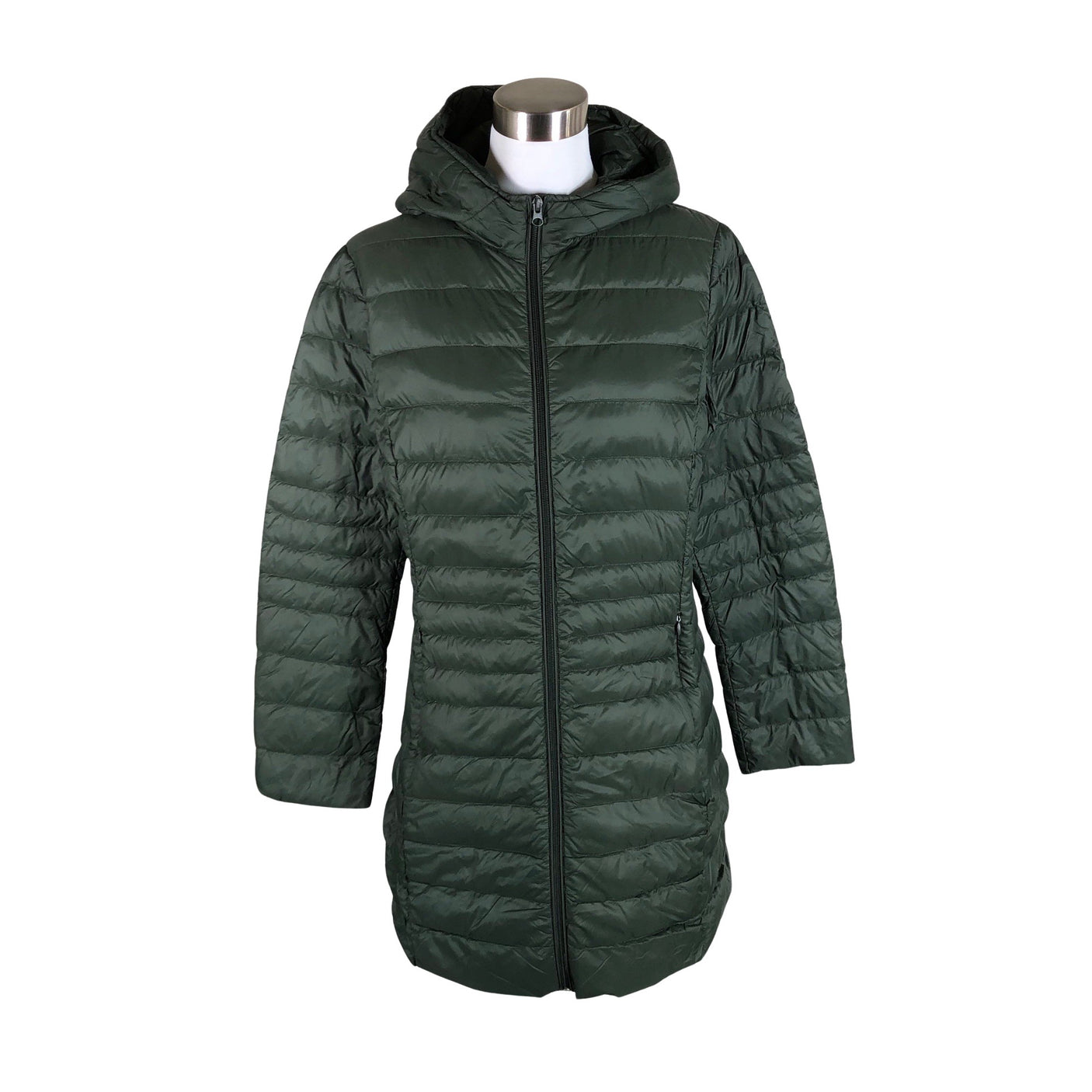 Unisex Your Face - Light down jacket, size 40 - Green (1)