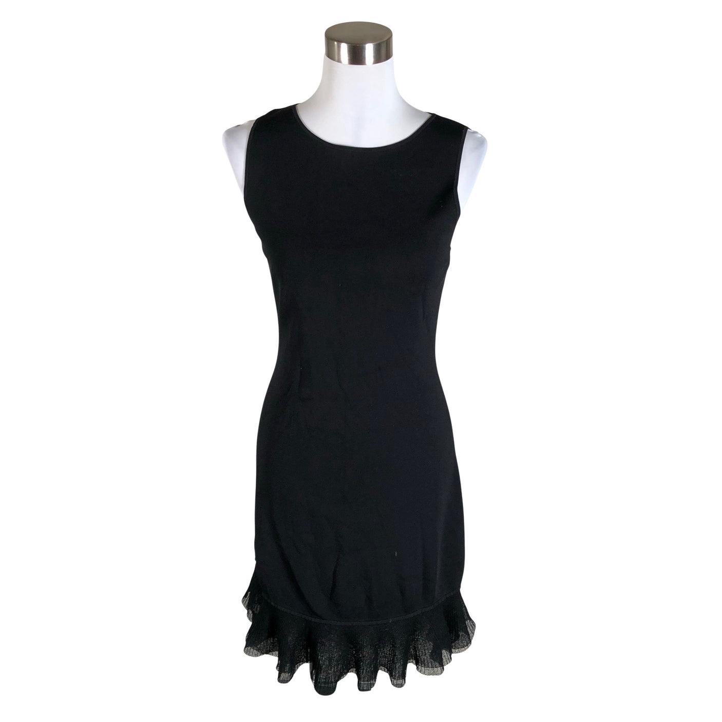 Unisex Theory - Tricot dress, size 38 - Black (1)