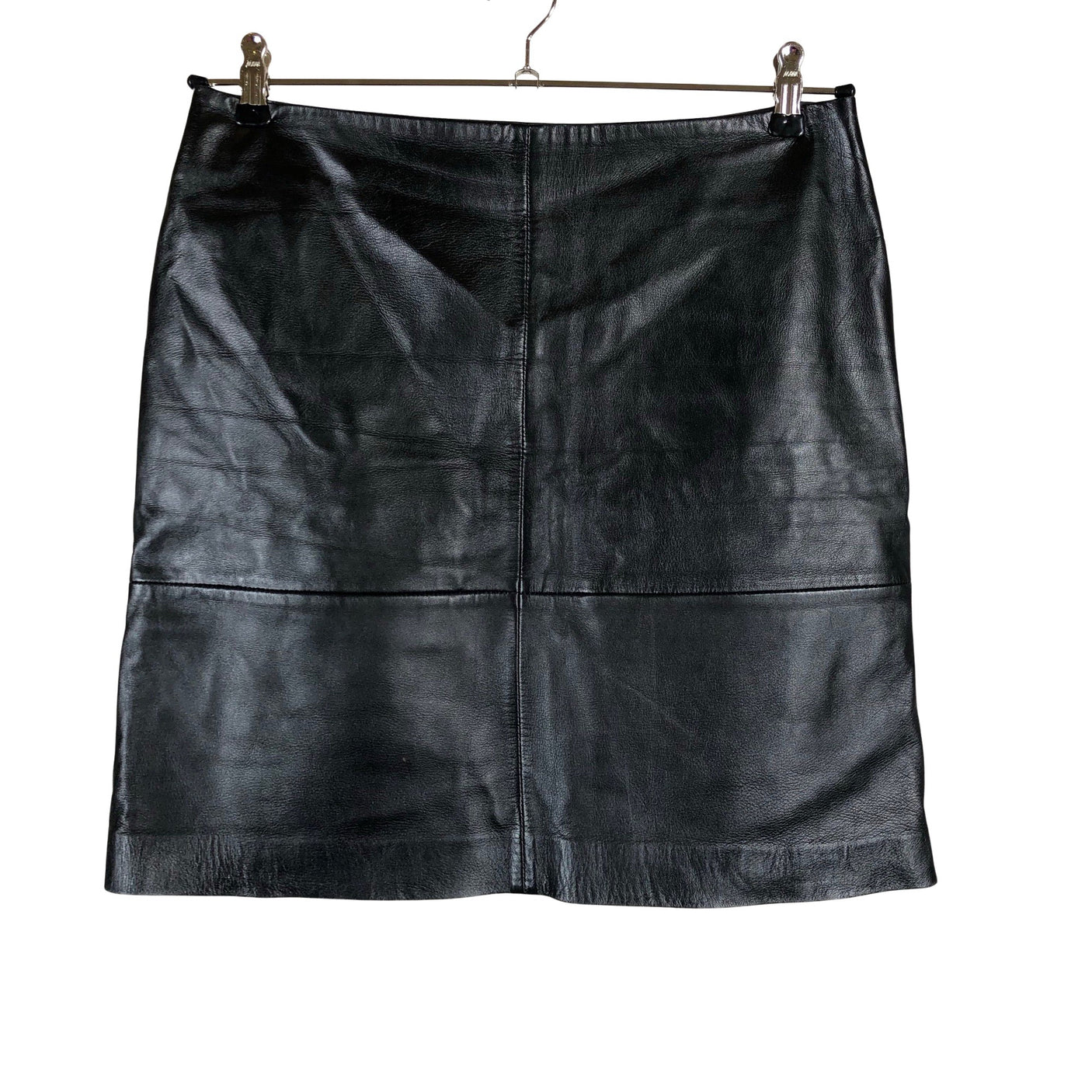 Unisex Your Face - Leather skirt, size 38 - Black (1)