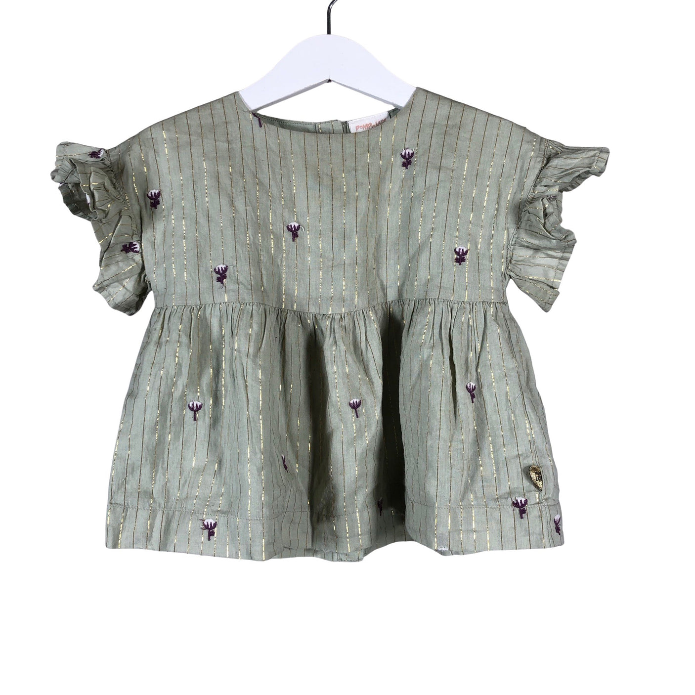 Unisex POMPdeLUX - Dress, size 80 - 86 - Green (1)