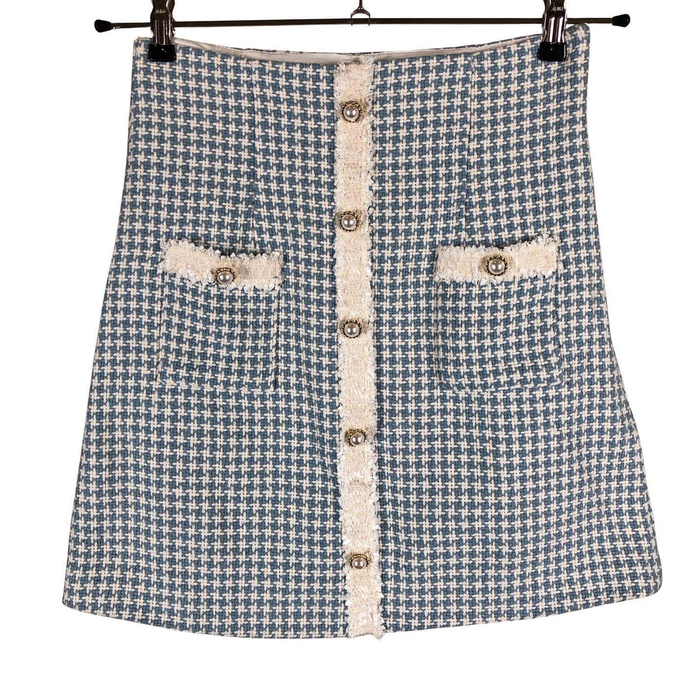 Unisex Pomelo - Pencil skirt, size 36 - Light blue (1)