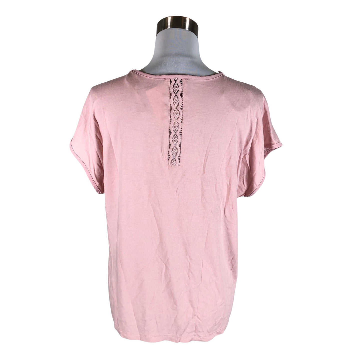 Unisex Esprit - Short-sleeved blouse, size 40 - Light pink (2)